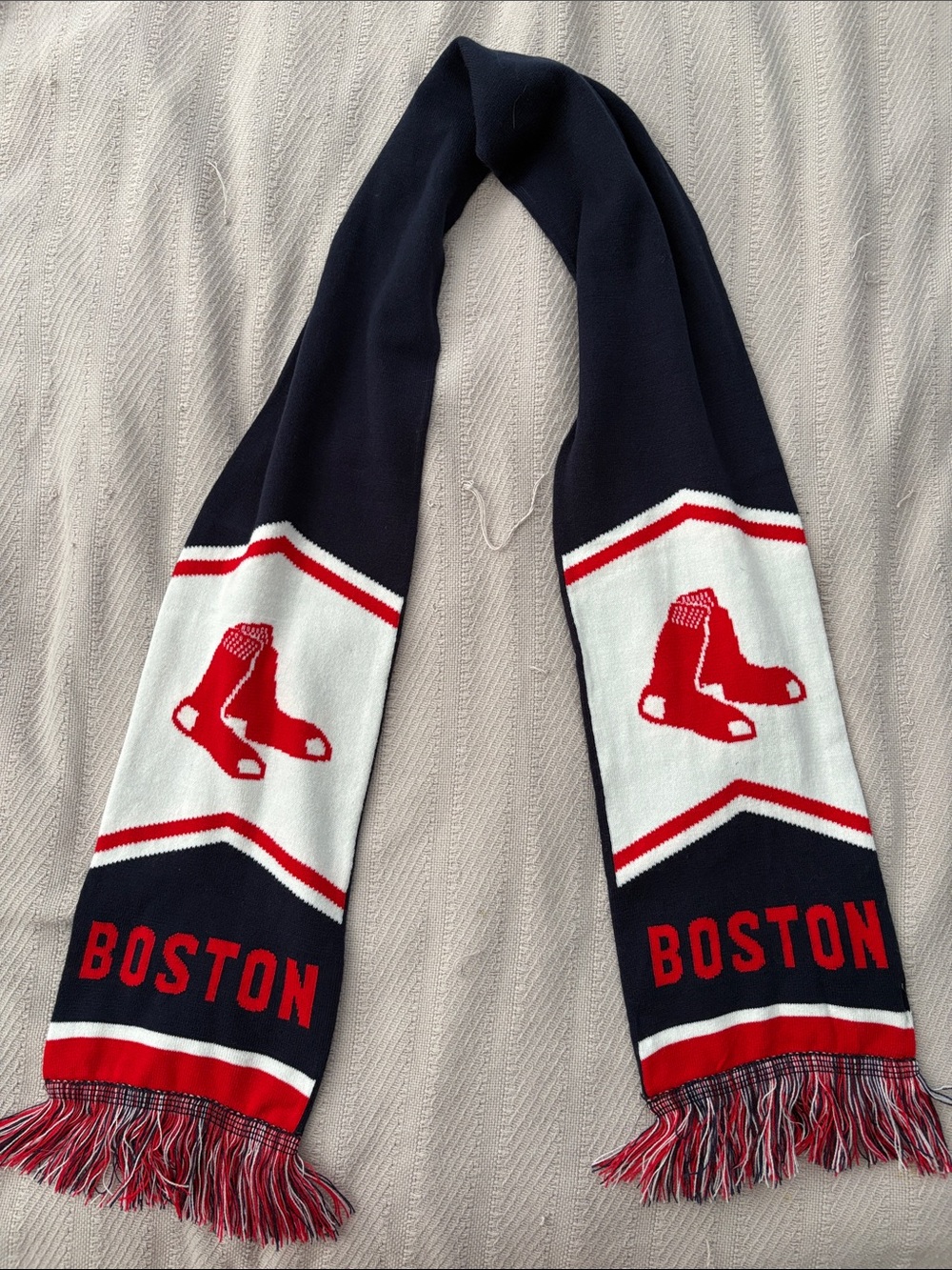 Boston Red Sox Wear by Erin Andrews Knit Winter Scarf MLB